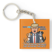 Eles estão comendo os cães Engraçados Trump Kamala