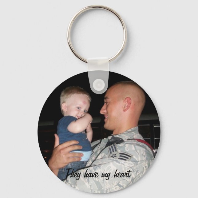 Chaveiro Eles têm coração, eles têm meu coração (Frente)