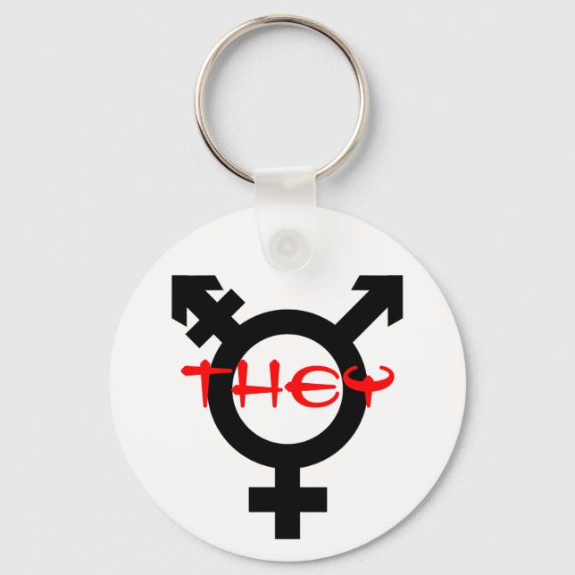 Chaveiro Eles Transgênero (Frente)