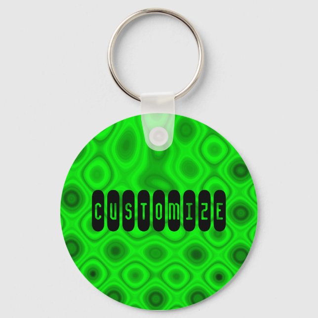 Chaveiro Eletricidade verde II - Modelo (Frente)
