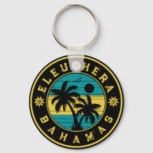 Chaveiro Eleuthera Island Bahamas Palm Tree Souvenirs
