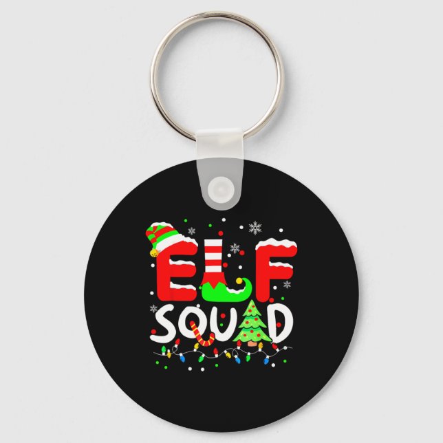 Chaveiro Elf Squad Christmas Mating Family Toddler Boy Gi (Frente)