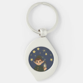 Chaveiro Elf Watcher Metal Keychain Custom Shape