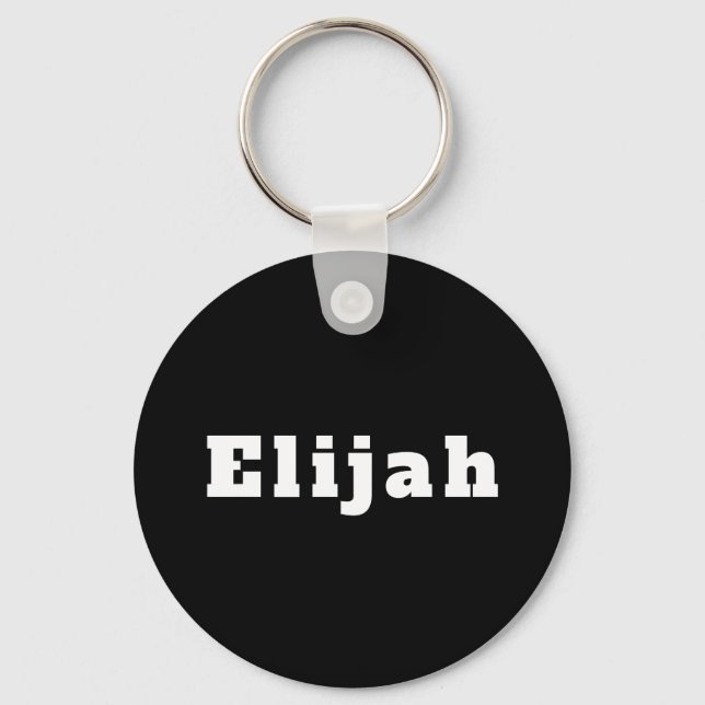 Chaveiro Elijah schwarz weiß (Frente)