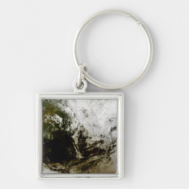 Chaveiro Elipse solar sobre o sudeste da Ásia (Frente)