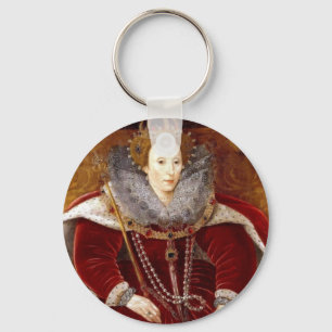 Chaveiro Elizabeth mim vestes vermelhas