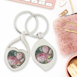 Chaveiro Ellis Rowan Sacred Lotus Water Lily Vintage Flower