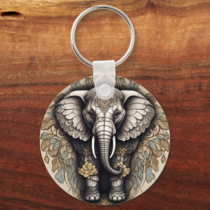 Chaveiro Elphant Mandala