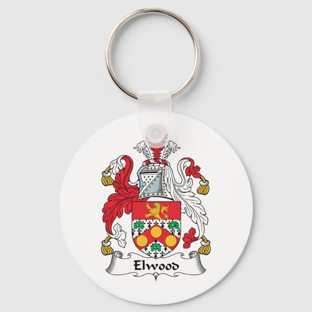 Chaveiro Elwood Family Crest (Frente)