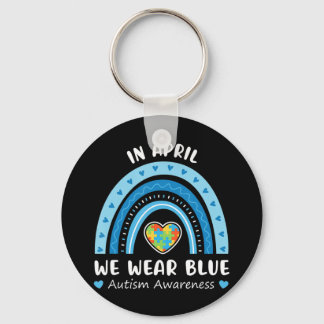 Chaveiro Em abril Vestimos que a camisa azul é o presente p