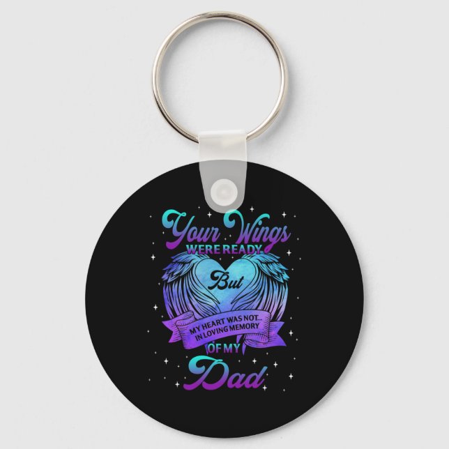 Chaveiro Em Adorar A Memória Do Meu Pai De Prevenção Suicid (Frente)