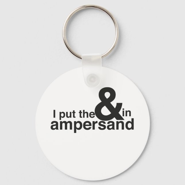 Chaveiro & em Ampersand (Frente)