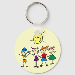 Chaveiro Em conjunto a figura da vara caçoa o camiseta e o