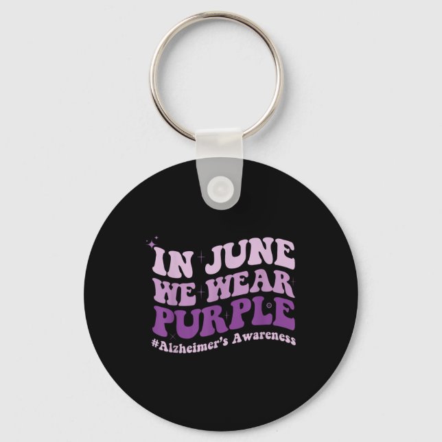 Chaveiro Em junho, Vestimos a Consciência do Heimer Roxo Mê (Frente)