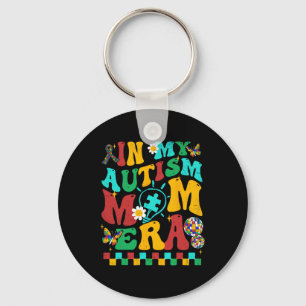 Chaveiro Em Meu Autismo Mãe Era Groovy Quebra-cabeça Piece