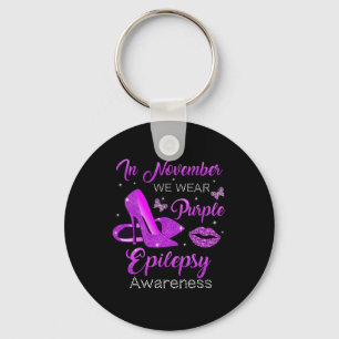 Chaveiro Em novembro, Vestimos Púrpura Altos Saltos Epileps