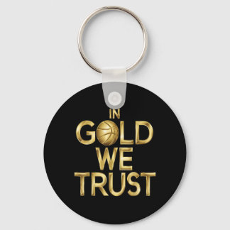 Chaveiro Em Ouro Confiamos Fãs de Beisebol Gráfico Homens M