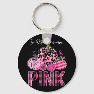 Chaveiro Em outubro, Vestimos O Cancer De Mama Rosa-Pumpkin