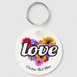 Chaveiro Em Sangue - Buquê Floral Com Forma De Coração De A