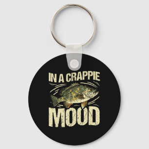 Chaveiro Em Um Humor Crappie Engraçado Pesca Retro