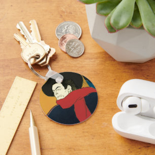 Chaveiro Embaixadores, Aristide Bruant por Toulouse Lautrec