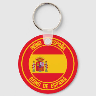 Chaveiro Emblem espanha redonda