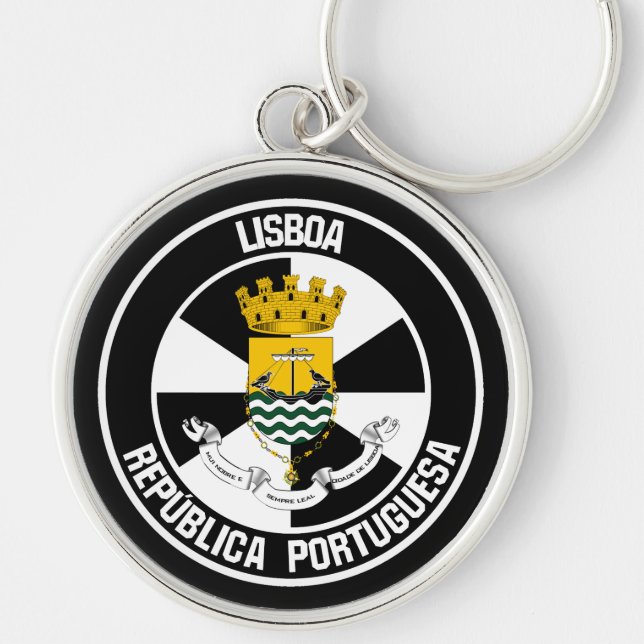 Chaveiro Emblem liso de Lisboa (Frente)