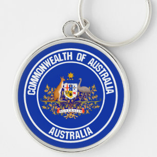 Chaveiro Emblem Redonda Austrália