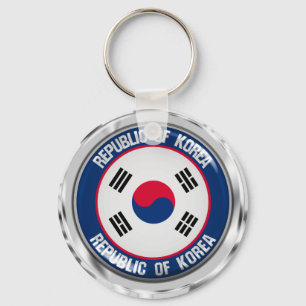 Chaveiro Emblem Redonda Coreia do Sul