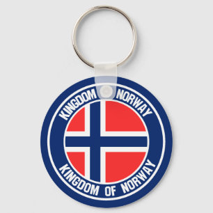 Chaveiro Emblem redonda da Noruega