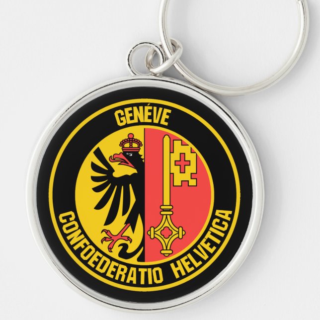 Chaveiro Emblem Redonda de Genebra (Frente)
