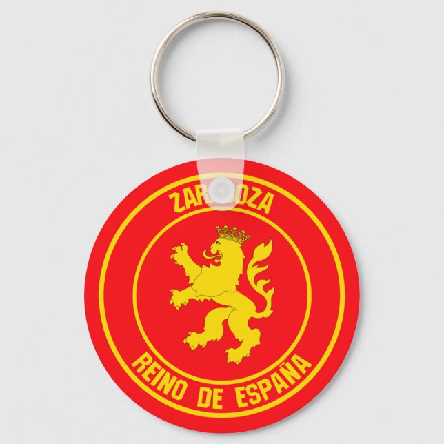 Chaveiro Emblem Redonda de Saragoça (Frente)