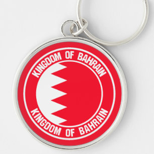 Chaveiro Emblem redondo do Bahrein