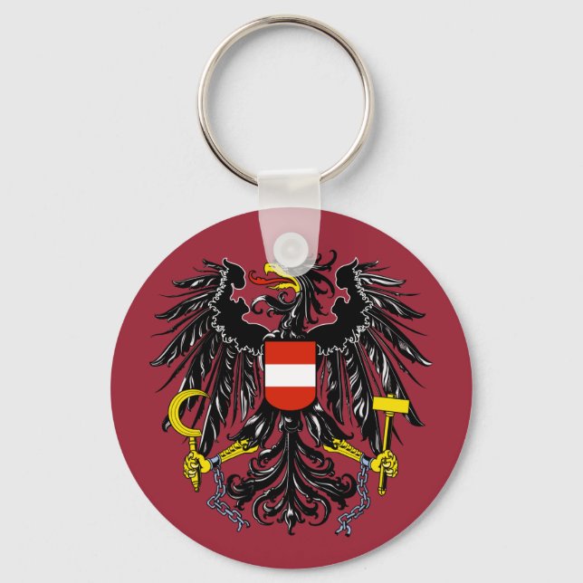 Chaveiro emblema da áustria (Frente)