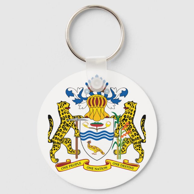 Chaveiro emblema da guyana (Frente)