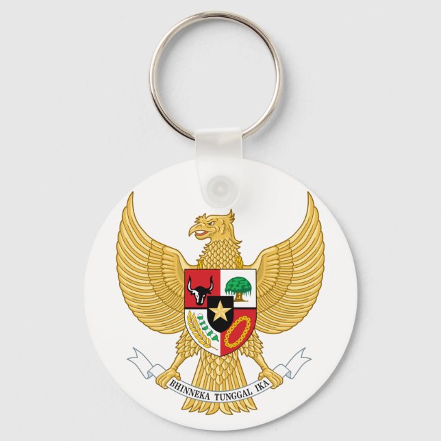 Chaveiro emblema da indonésia (Frente)
