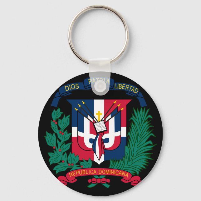 Chaveiro emblema da república dominicana (Frente)