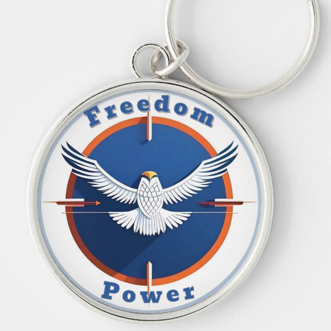 Chaveiro Emblema de Águia Americana (Frente)