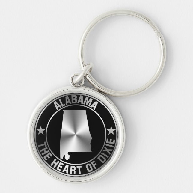 Chaveiro Emblema de Alabama (Frente)