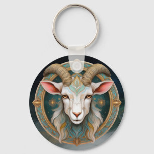 Chaveiro Emblema de Cabra Grimmloch RPG de Fantasia