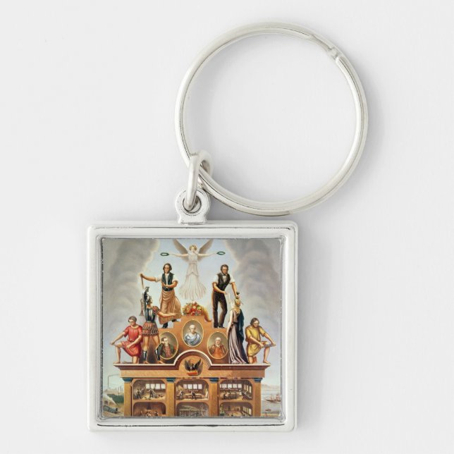 Chaveiro Emblema de comércio da sociedade amalgamada (Frente)