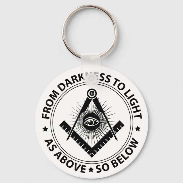 Chaveiro Emblema de Freemasonry (Frente)