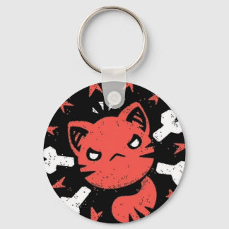 Chaveiro Emblema de Gato Bravo