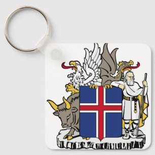 Chaveiro emblema de Islândia