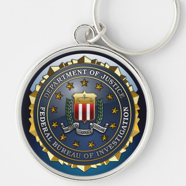 Chaveiro Emblema do FBI (Frente)