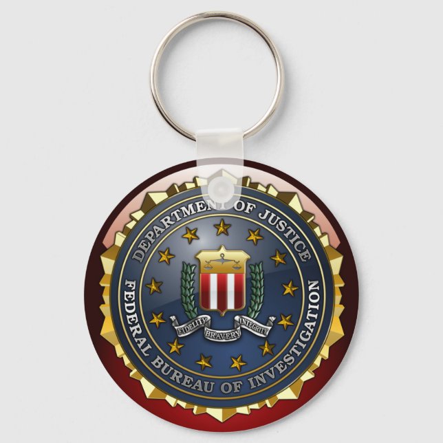 Chaveiro Emblema do FBI (Frente)