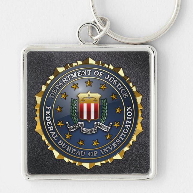 Chaveiro Emblema do FBI (Frente)