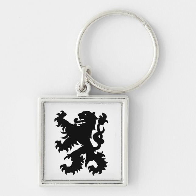 Chaveiro Emblema do Leão Flamengo (Frente)