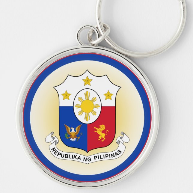 Chaveiro Emblema do Patrimônio das Filipinas (Frente)
