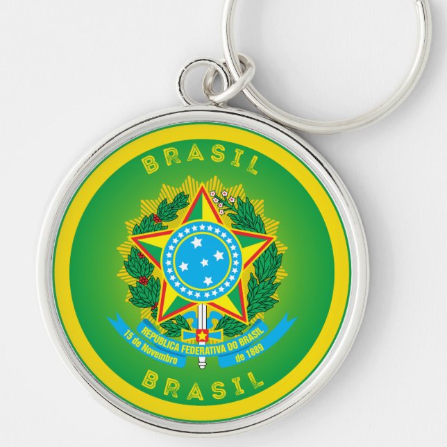 Chaveiro Emblema do Patrimônio do Brasil (Frente)
